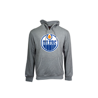 Edmonton Oilers Mitchell & Ness Primary Logo Hoodie Front_Flat