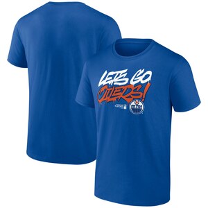 Fanatics Edmonton Oilers Lets Go Oilers NHL T-shirt