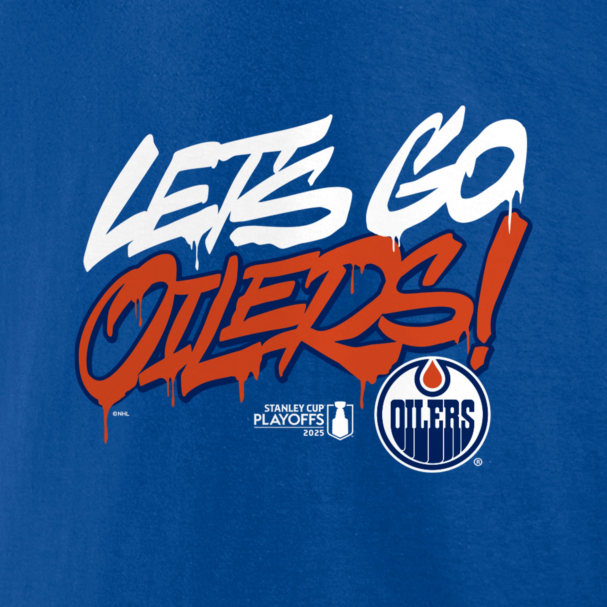Fanatics Edmonton Oilers Lets Go Oilers NHL T-shirt