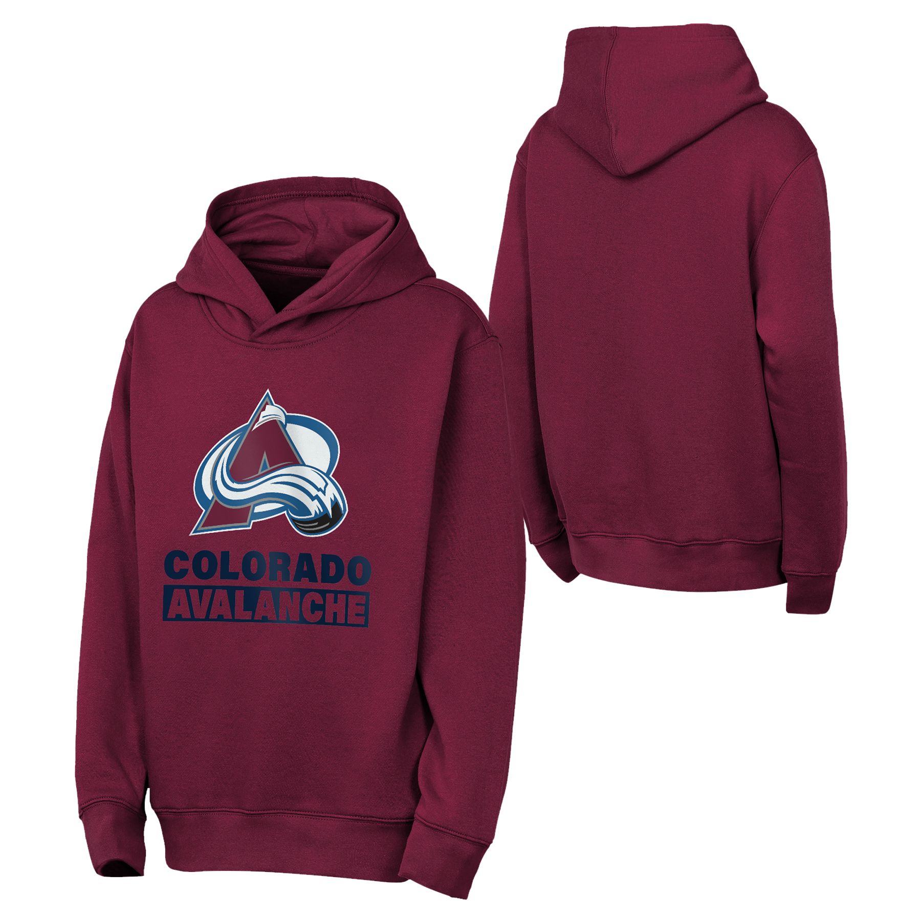 Youth Colorado Avalanche Back To Basics Hoodie