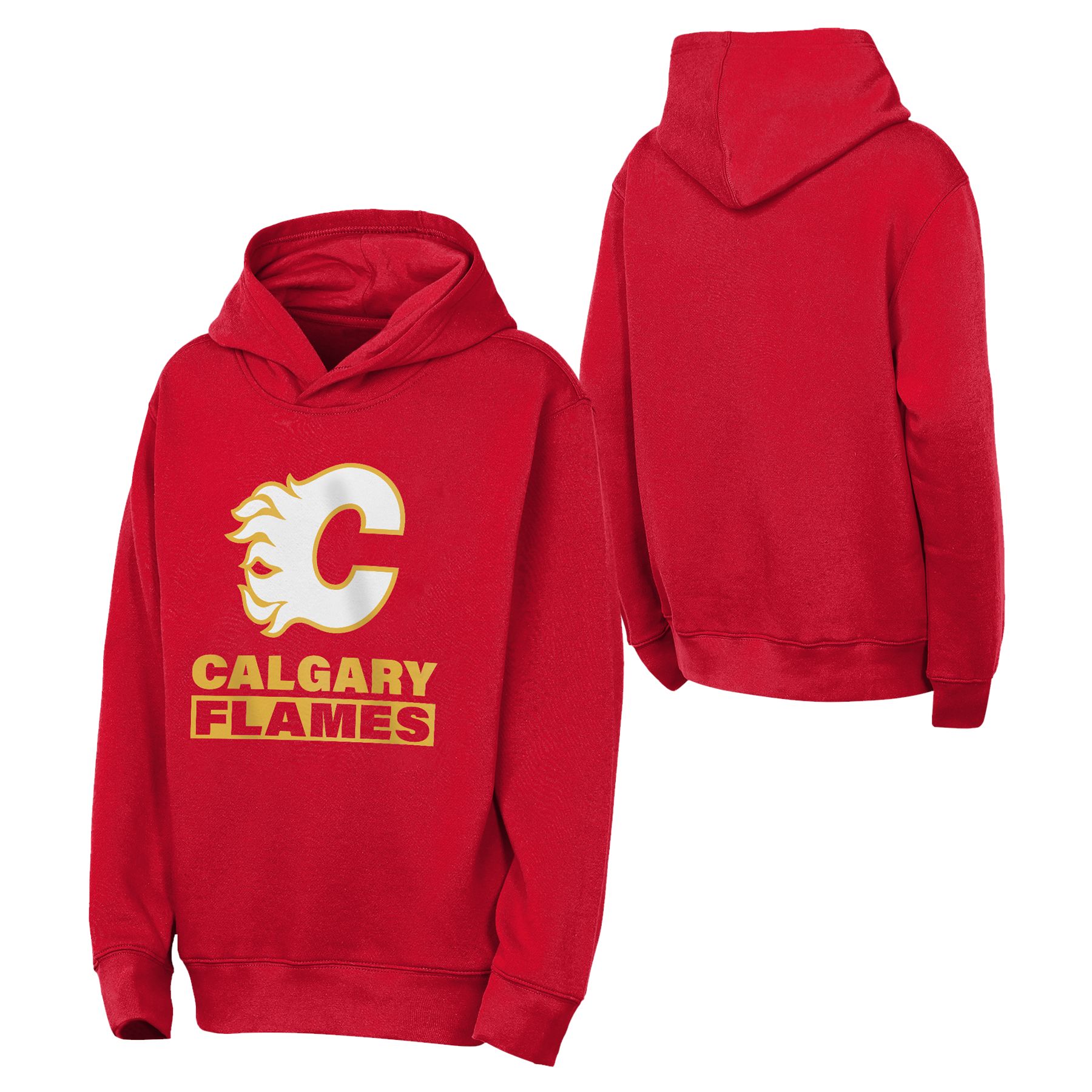 Youth Calgary Flames Back To Basics Hoodie