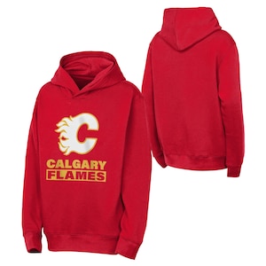 Youth Calgary Flames Back To Basics Hoodie