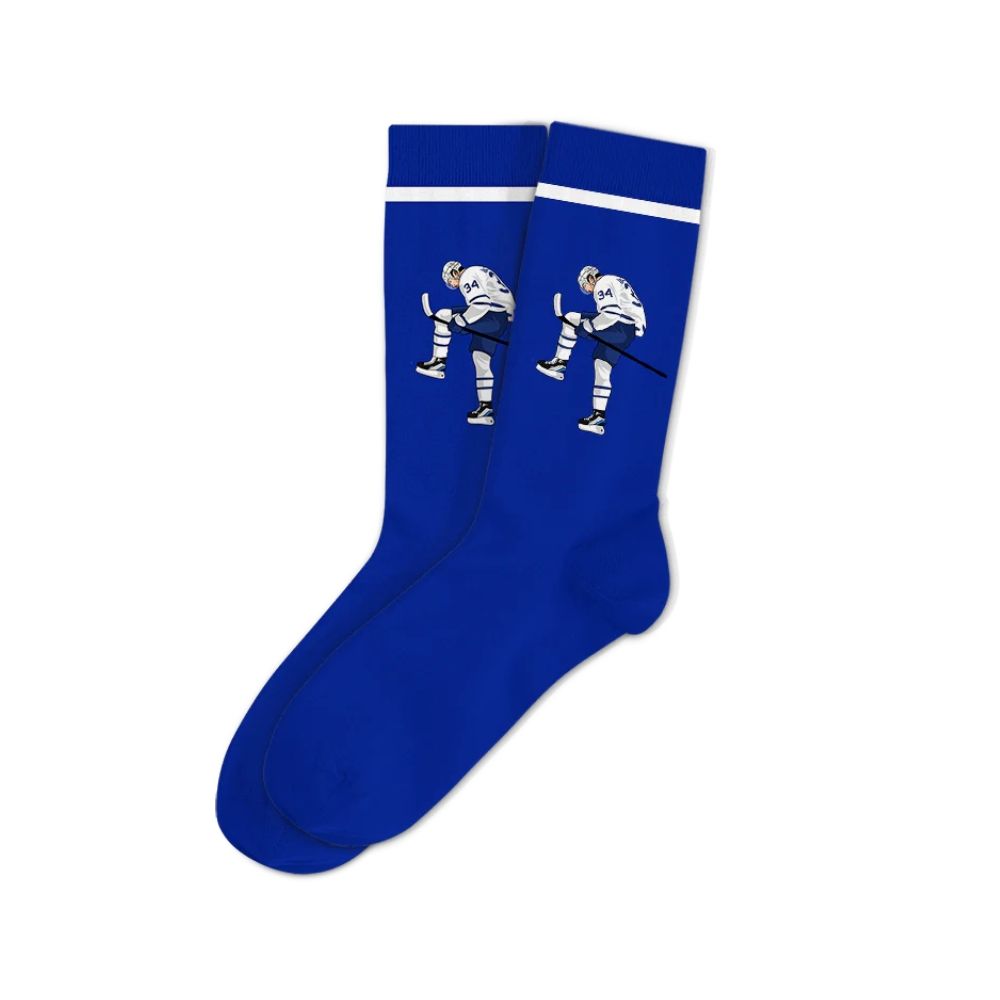 Toronto Maple Leafs Matthews Major League NHL Collectible Socks