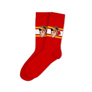 Calgary Flames Wolf Major League NHL Socks