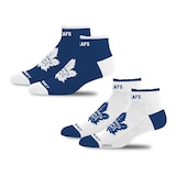 Toronto Maple Leafs For Bare Feet Front And Center Socks 2-pk