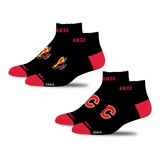 Calgary Flames For Bare Feet Front And Center Socks 2-pk Side_Left