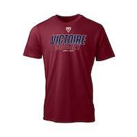 Montreal Victoire Bauer Senior PWHL Graphic T-Shirt Front_Flat
