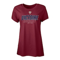 Montreal Victoire Bauer Women's PWHL Graphic T-Shirt Front_Flat