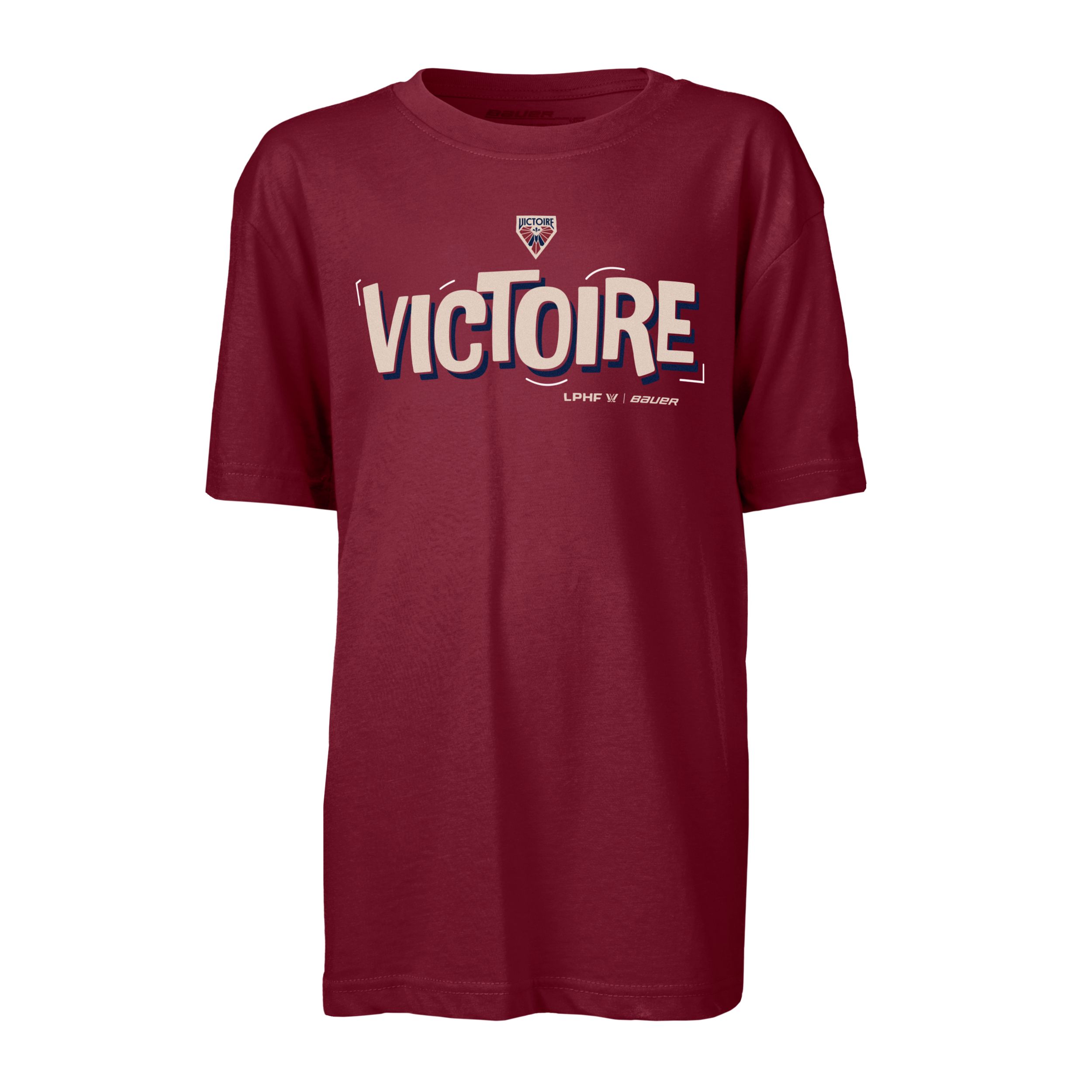 Youth Montreal Victoire Bauer PWHL Graphic T-Shirt