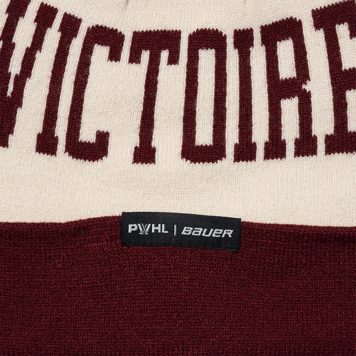Montreal Victoire Bauer Senior PWHL Patch Knit Pom Hat