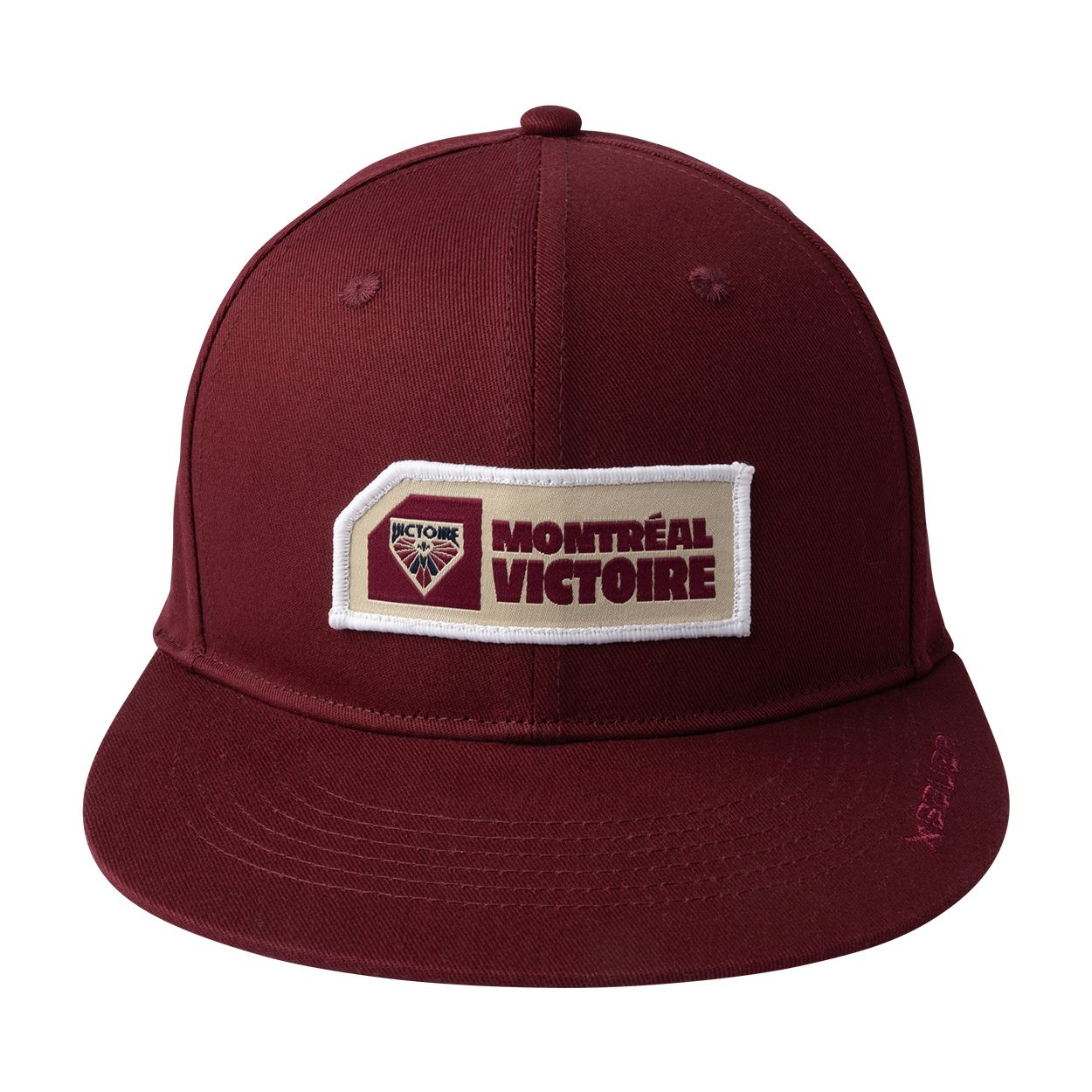 Youth Montreal Victoire Bauer PWHL Flat Snapback Cap