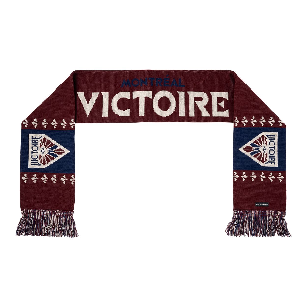 Montréal Victoire Bauer Senior PWHL Team Scarf Front_Flat