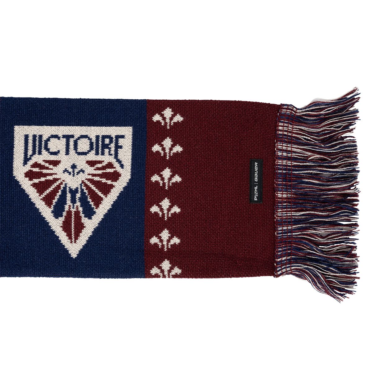 Montréal Victoire Bauer Senior PWHL Team Scarf CloseUp