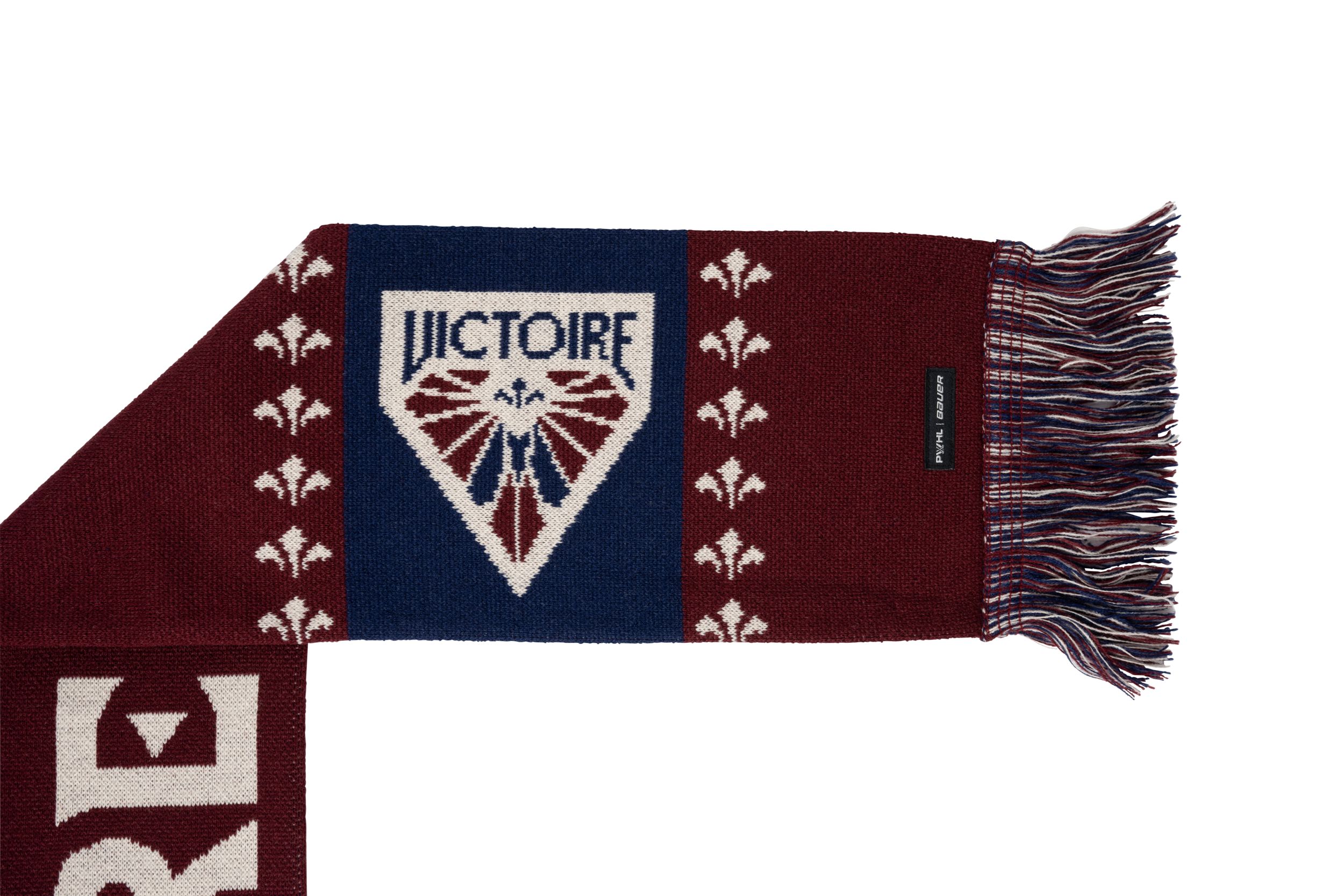 Montréal Victoire Bauer Senior PWHL Team Scarf CloseUp