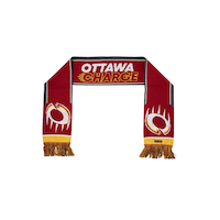 Ottawa Charge Bauer Senior PWHL Team Scarf Front_Flat