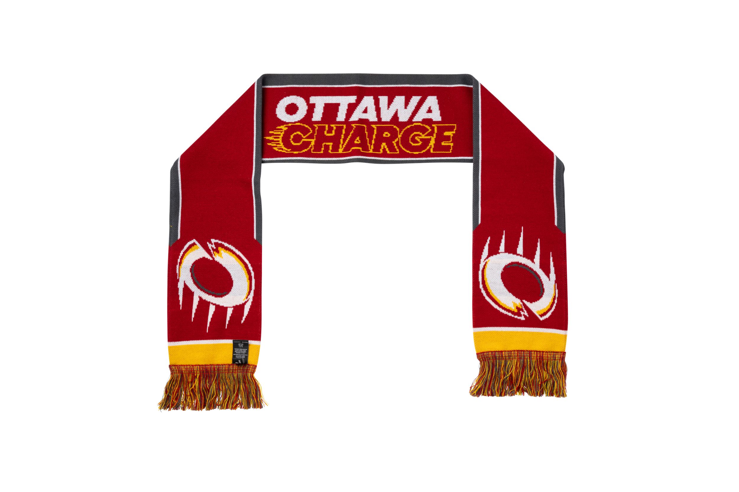 Ottawa Charge Bauer Senior PWHL Team Scarf Front_Flat