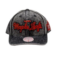 Mitchell & Ness Toronto Maple Leafs Living On The Edge Pro Crown Cap NHL Headwear Front_Flat