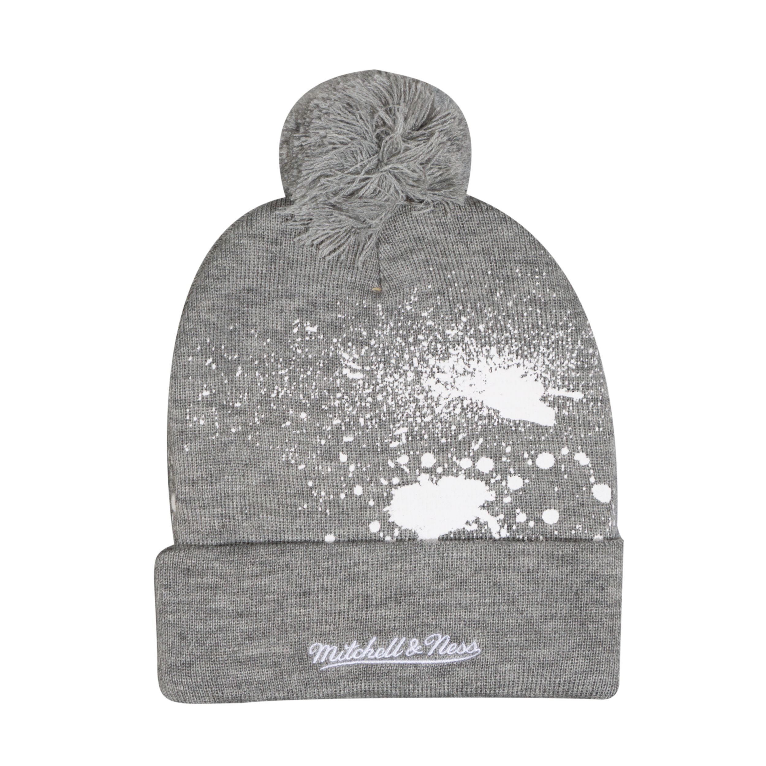 Mitchell & Ness Toronto Maple Leafs Pom Knit Hat