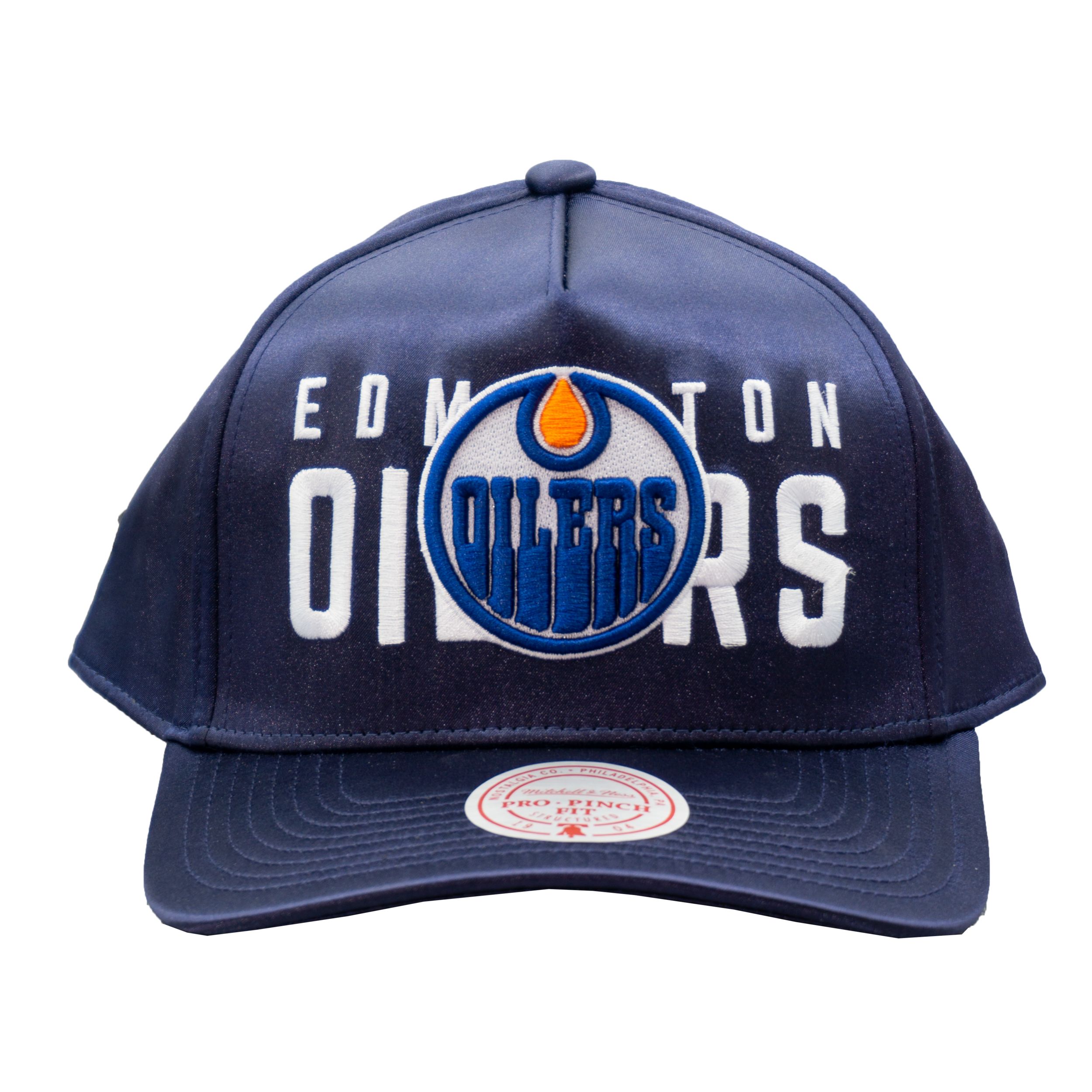 Mitchell & Ness Edmonton Oilers Snapback Hat A-frame