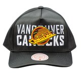 Mitchell & Ness Vancouver Canucks Snapback Cap A-frame Front_Flat