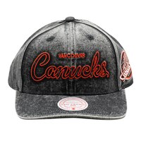Mitchell & Ness Vancouver Canucks Living On The Edge Pro Crown Cap Front_Flat