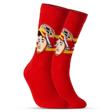 Calgary Flames Major League Socks Wolf Player Socks Composite_or_Mixed