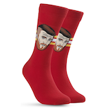 Calgary Flames Major League Socks Huberdeau Player Socks Front_Angled_Right