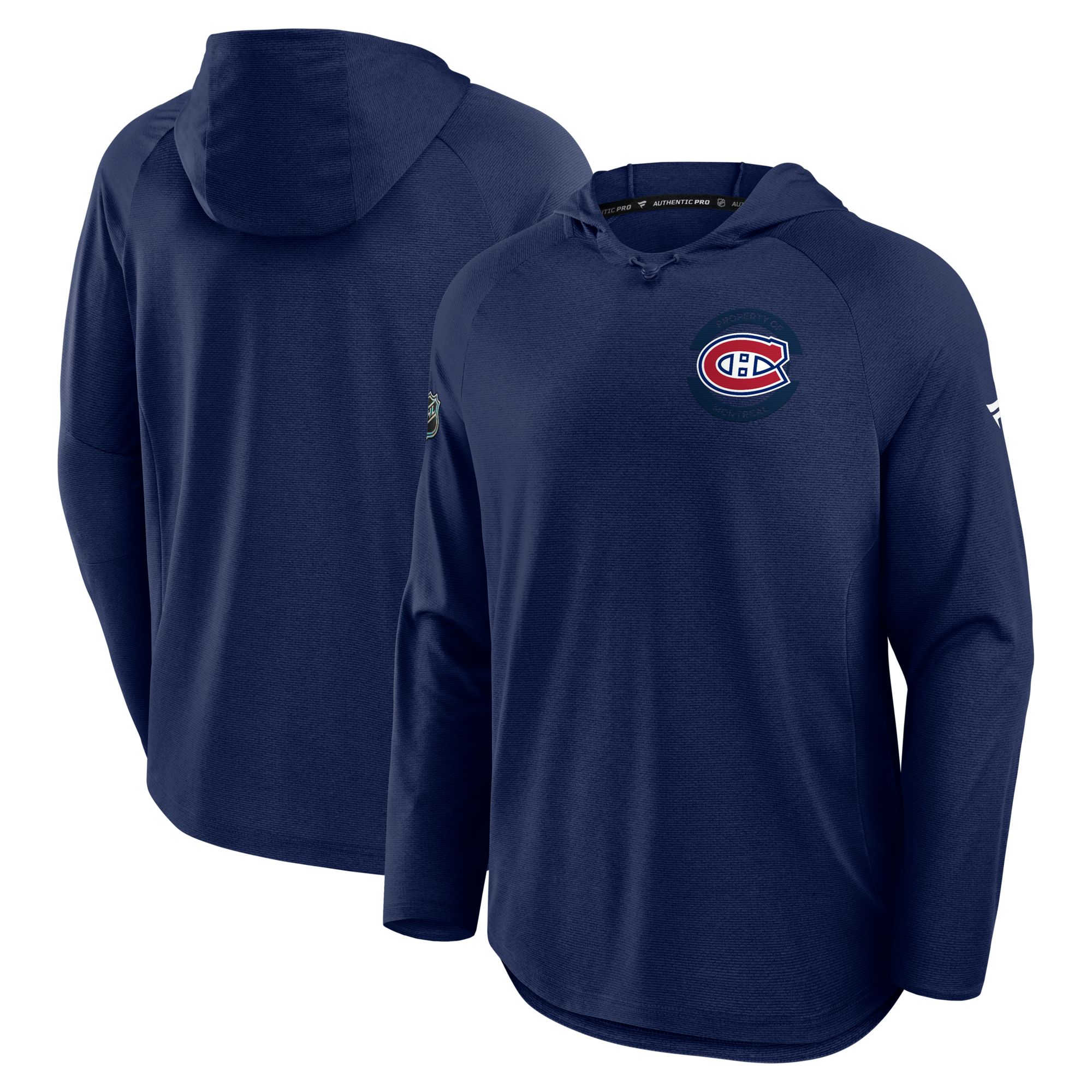Montreal Canadiens Fanatics Authentic Pro Rink Pullover Hoodie