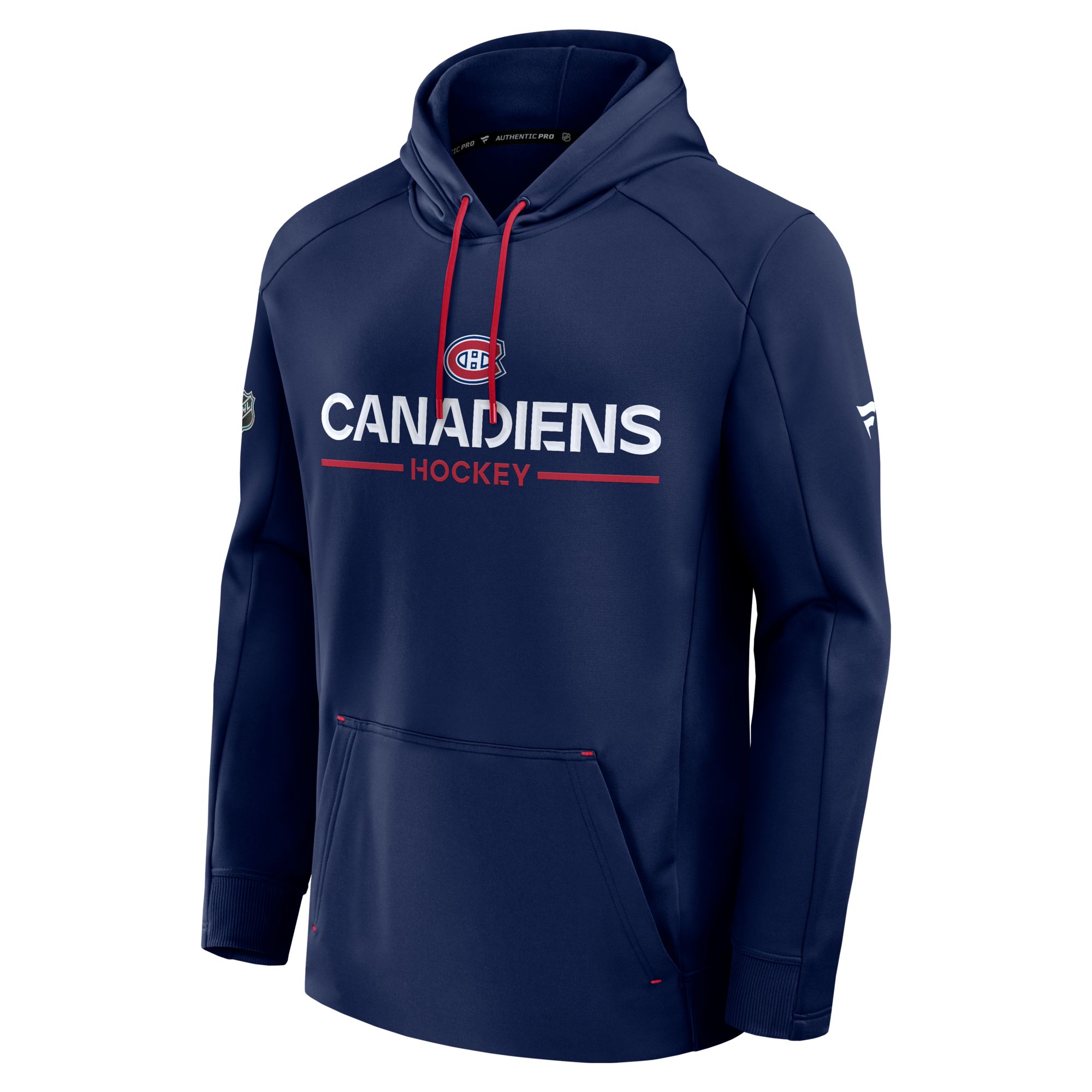 Montreal Canadiens Fanatics Authentic Pro Rink Poly Fleece Hoodie