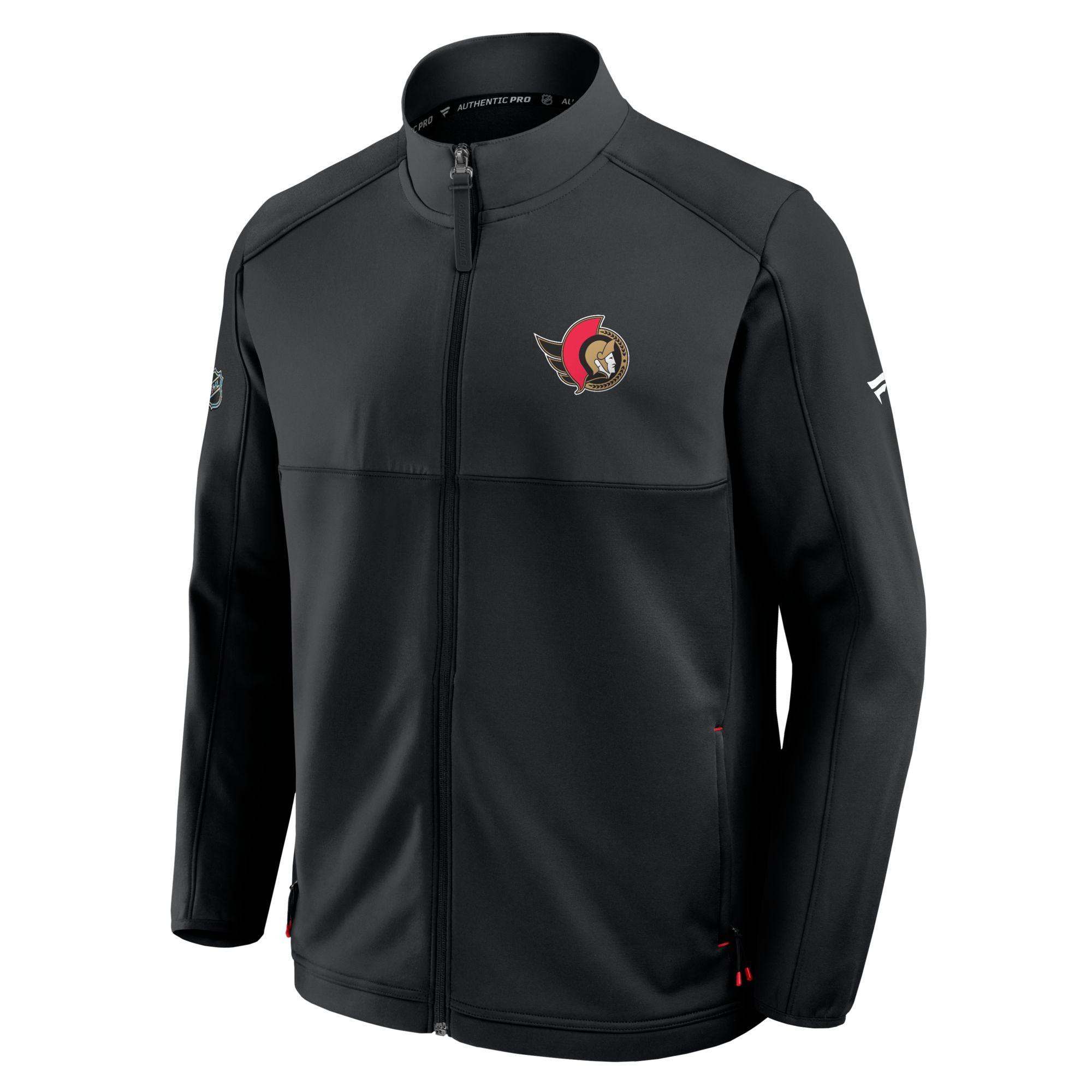 Ottawa Senators Fanatics Authentic Pro Rink Full Zip Fleece Jacket