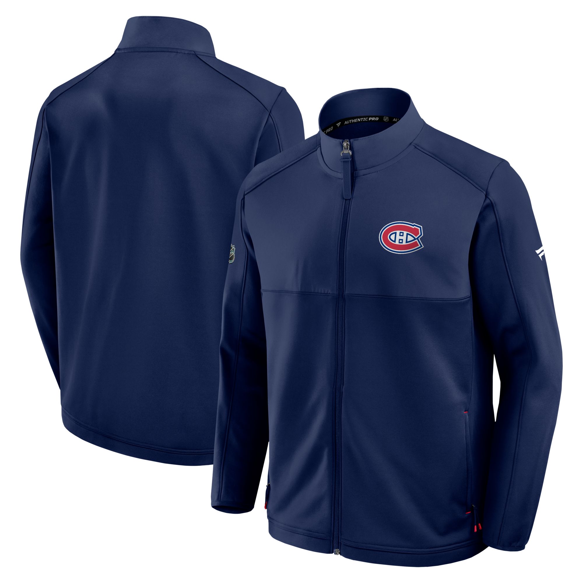 Montreal Canadiens Fanatics Authentic Pro Rink Full Zip Fleece Jacket