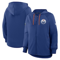 Edmonton Oilers Fanatics Women's Authentic Pro Rink Full Zip Fleece Jacket