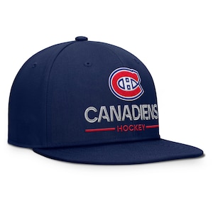 Montreal Canadiens Rink 3 Flat Brim Structured Adjustable Cap