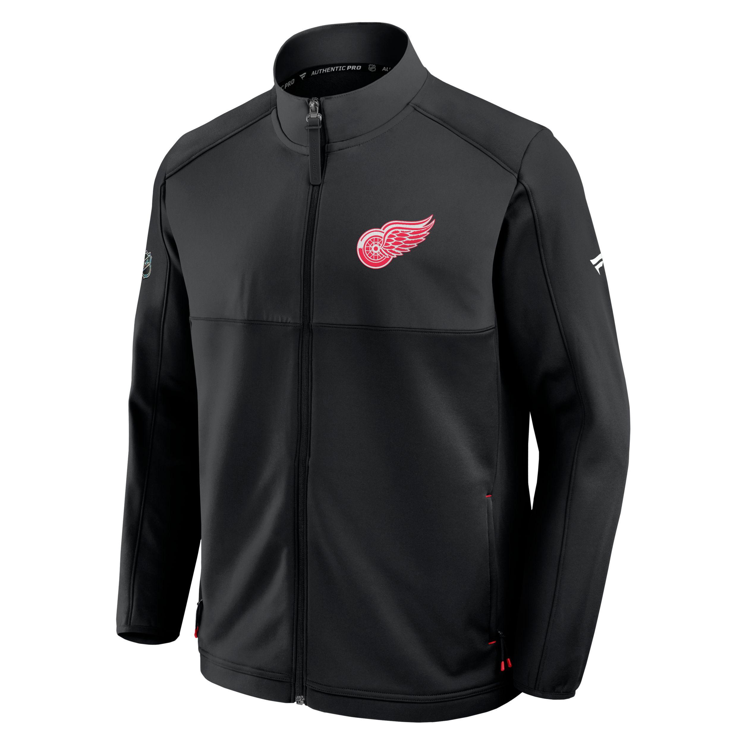 Detroit Red Wings Fanatics Authentic Pro Rink Full Zip Fleece Jacket