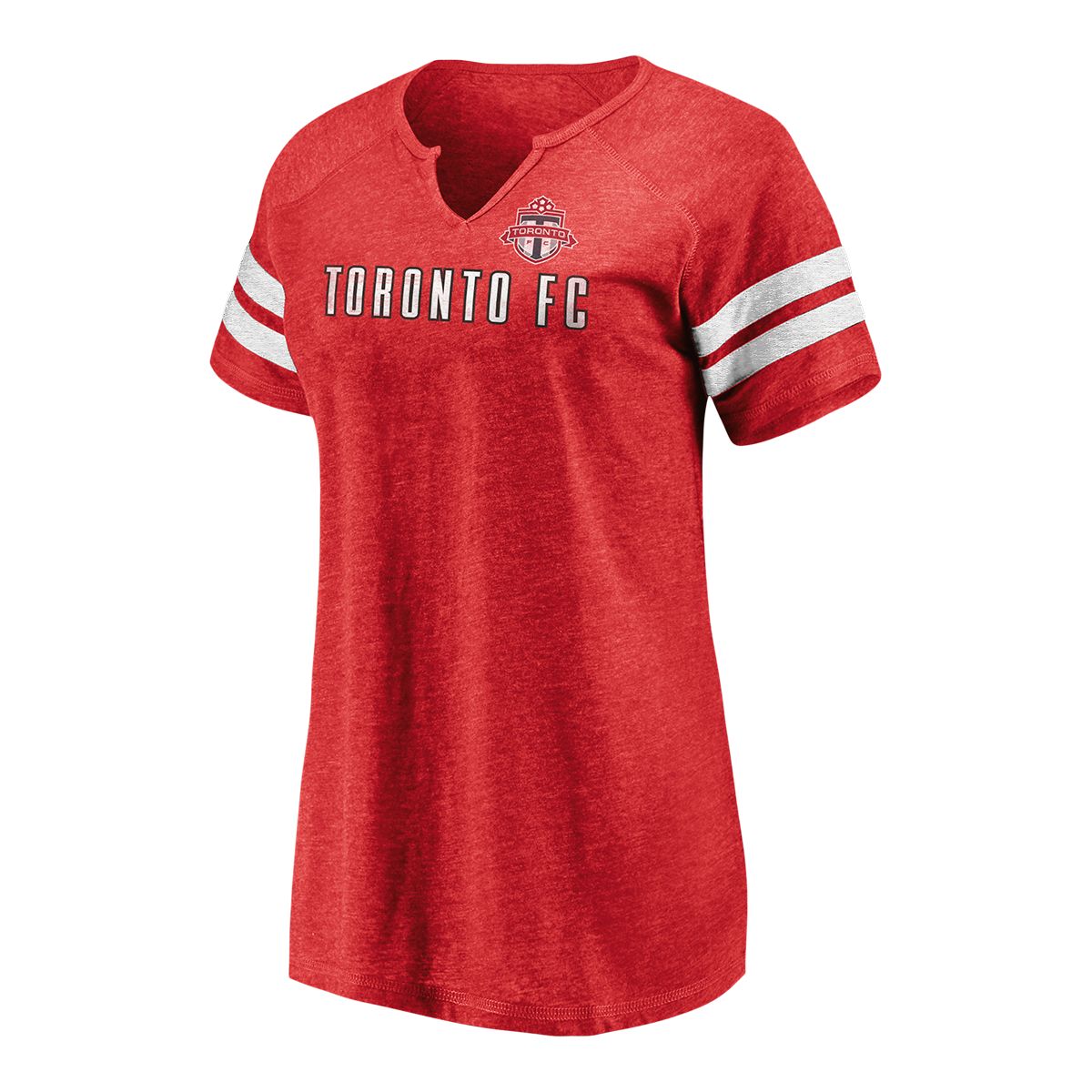 Toronto FC Fanatics Women's Full Force Notch Neck T Shirt