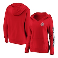 Toronto FC Fanatics Women's Scarf Sleeve V Neck Hoodie Composite_or_Mixed