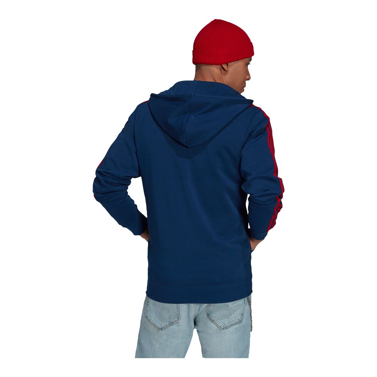 Arsenal F.C. adidas 3-Stripe Full Zip Hoodie