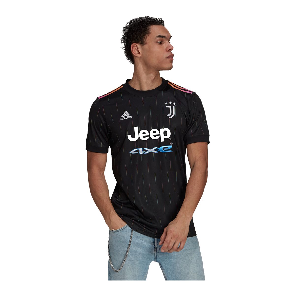 Juventus 2021/22 adidas Men's Replica Soccer Jersey, Football