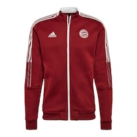 F.C. Bayern Munich adidas Anthem Jacket Front_Flat