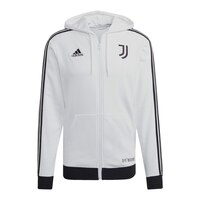 Juventus F.C. adidas 3-Stripe Full Zip Hoodie Front_Flat