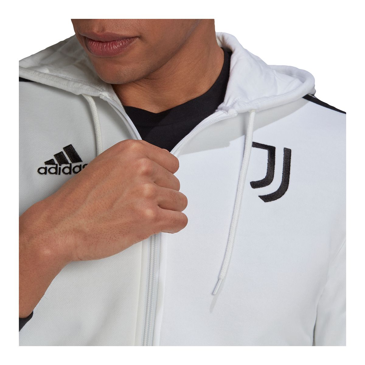 Juventus F.C. adidas 3-Stripe Full Zip Hoodie
