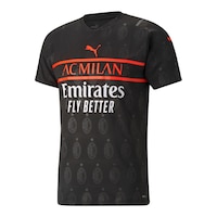AC Milan 2021/22 PUMA Men's Replica Soccer Jersey, Football Front_Angled_Left