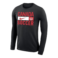 Canada Soccer Nike Men's Dri-FIT Legend Long Sleeve Shirt Front_Angled_Left