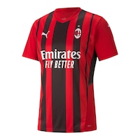 AC Milan 2021/22 PUMA Men's Replica Soccer Jersey, Football Front_Angled_Left
