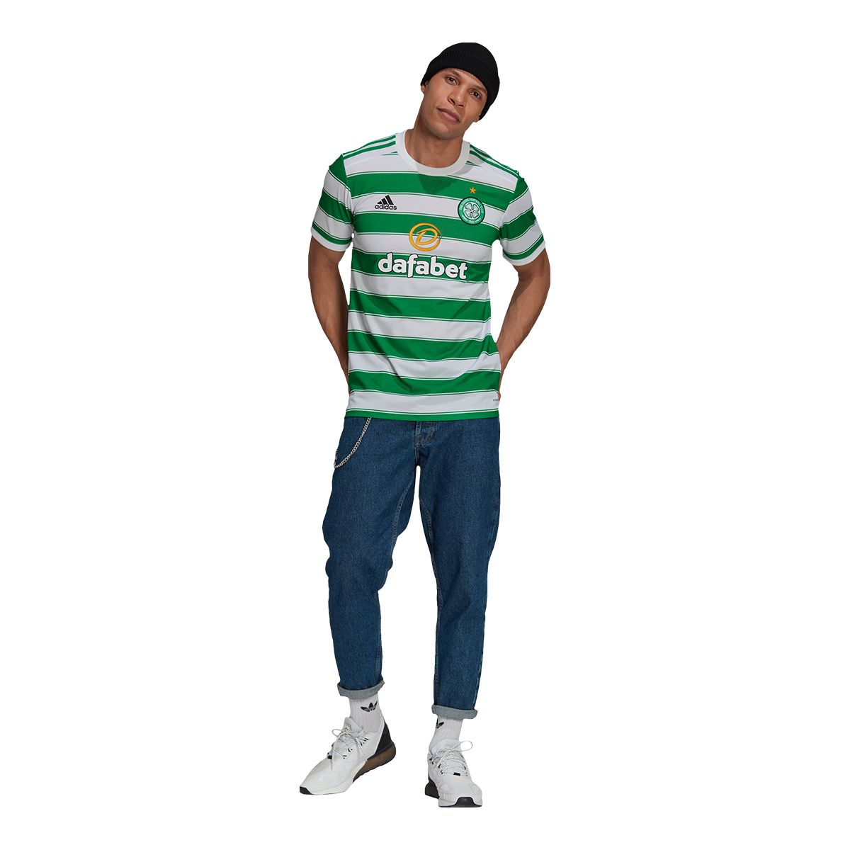 Celtic 2021/22 adidas Men's Replica Soccer Jersey, Football