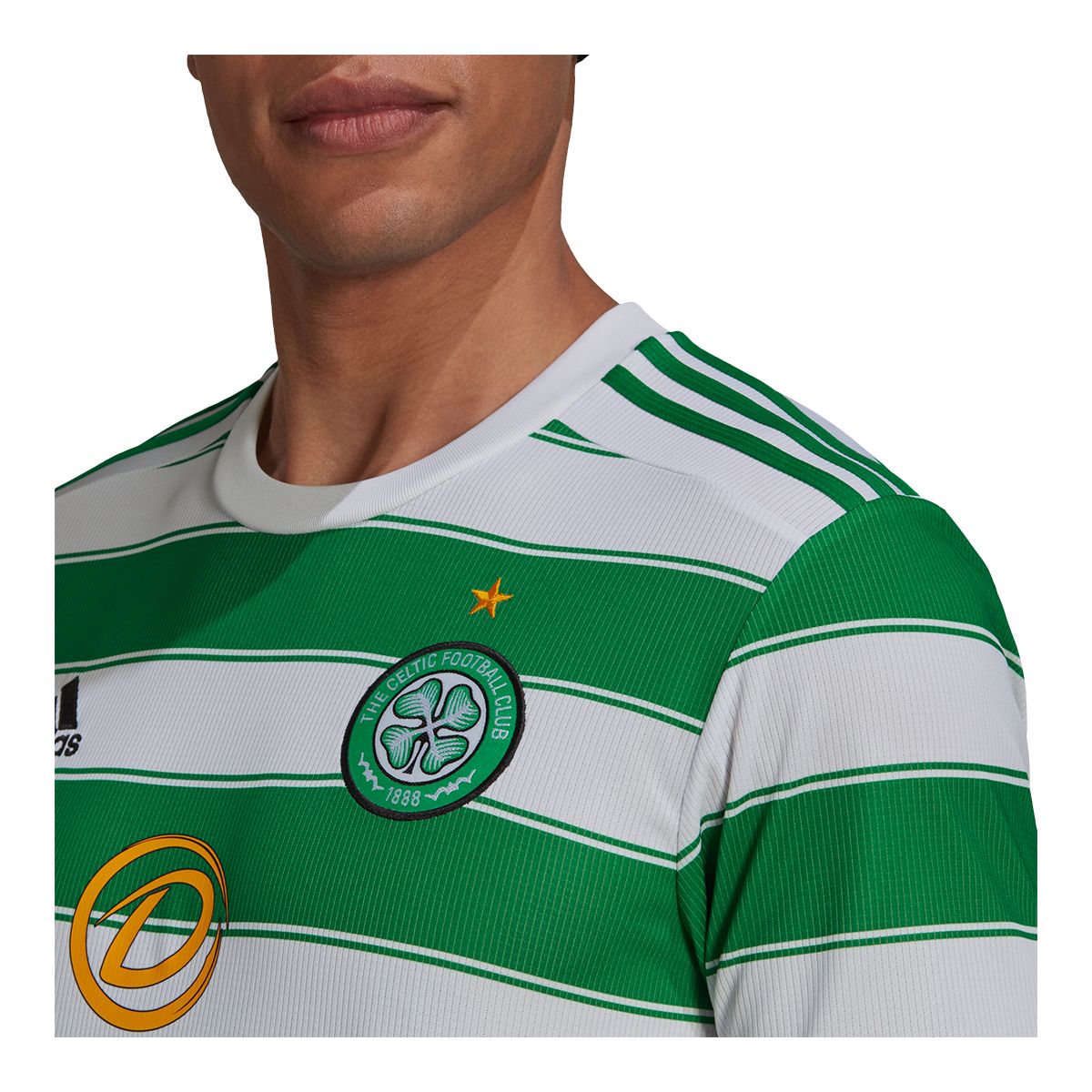 Celtic 2021/22 adidas Men's Replica Soccer Jersey, Football