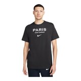 Paris Saint-Germain F.C. Nike Swoosh T Shirt Front_Flat