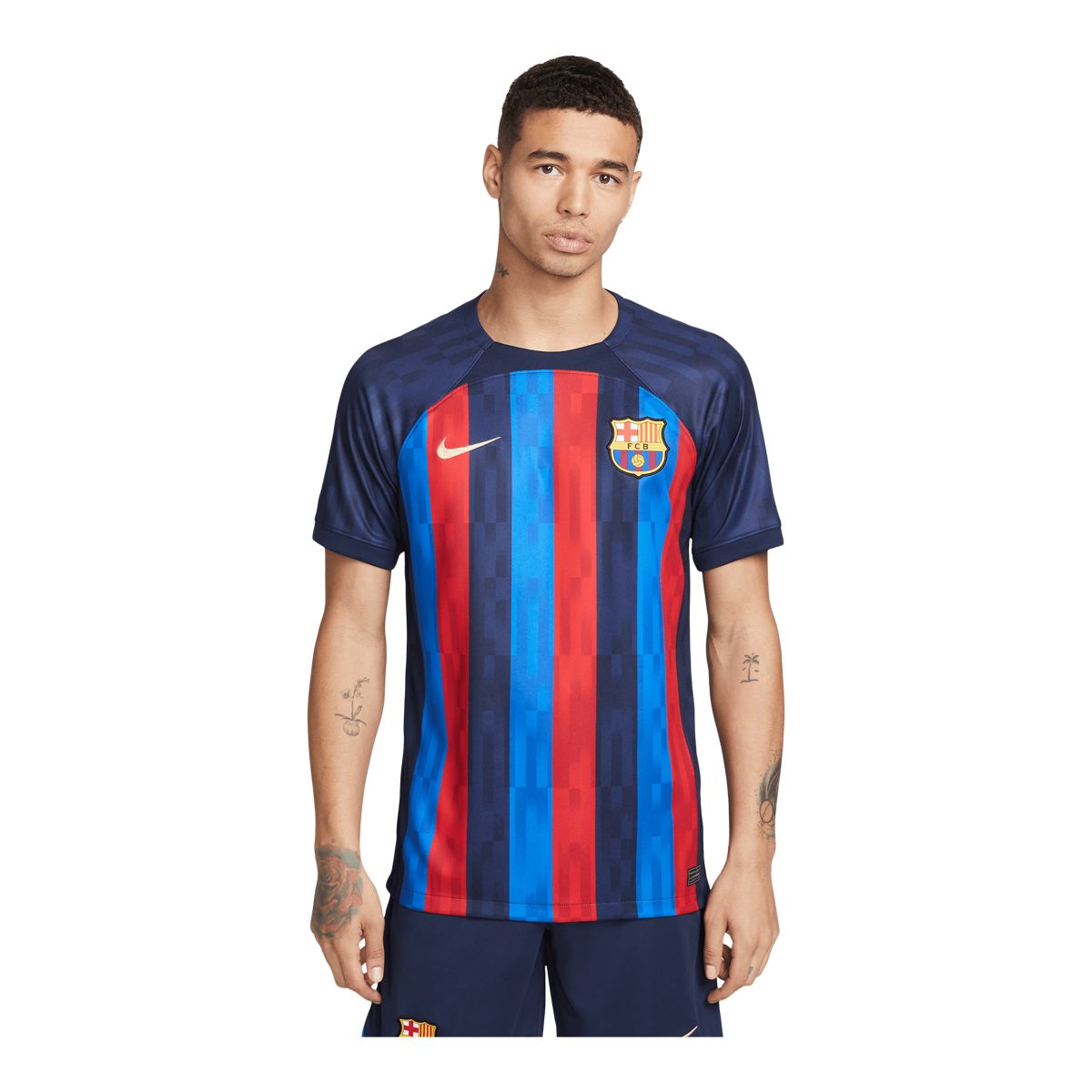 F.C. Barcelona 2022/23 Stadium Home Women's Nike Dri-FIT Football Shirt.  Nike ID