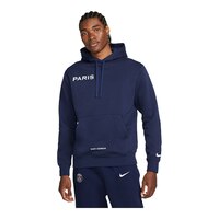 Paris Saint-Germain F.C. Nike Club Pullover Hoodie Front_Angled_Left
