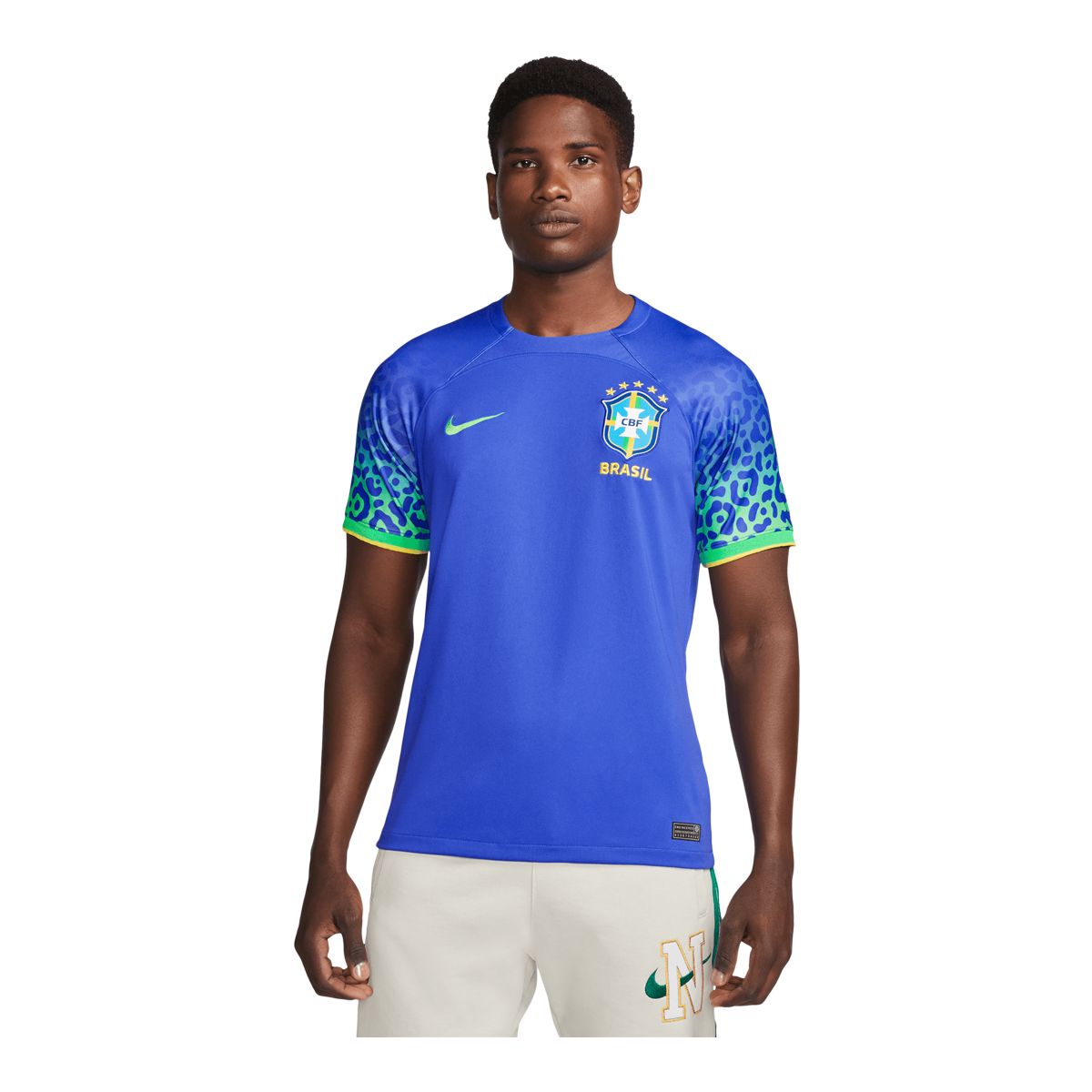 Brazil Nike Men's Replica Soccer Jersey, Football, International